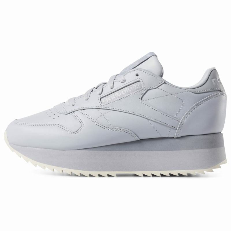 Reebok Classic Leather Double Tenisky Damske - Lavendel WZ5510EA